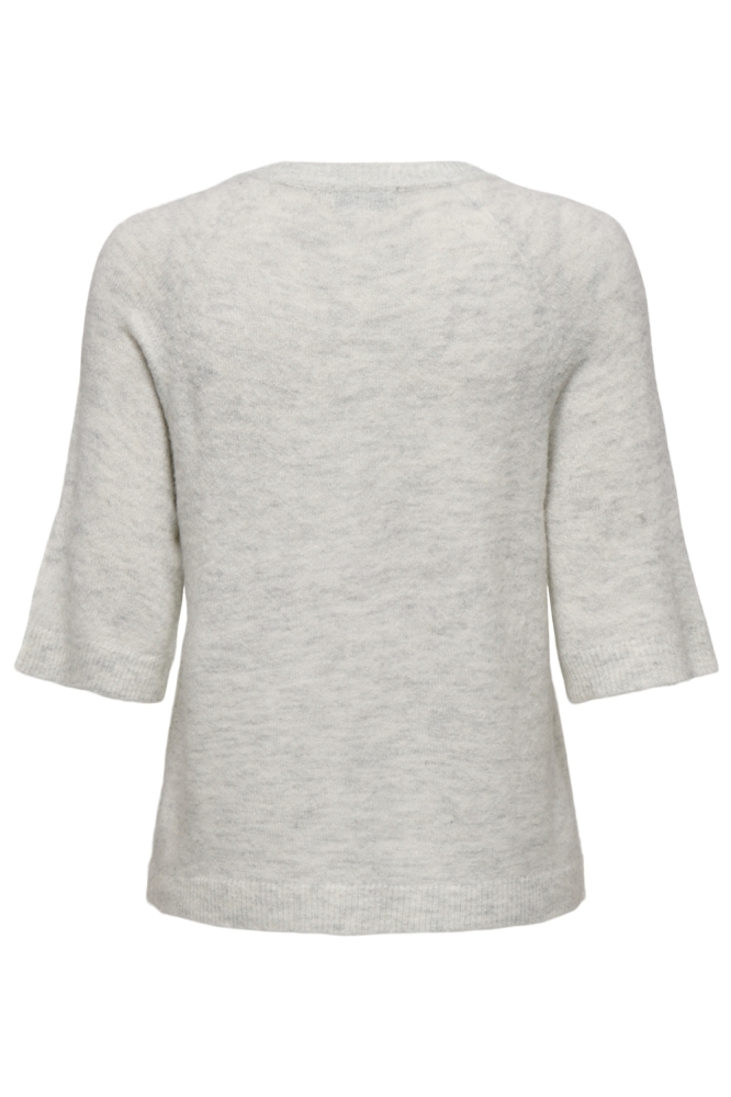 JDYELANORA 2/4 V-NECK RAGLAN PULLOV 15344200 CLOUD DANCER/MELANGE